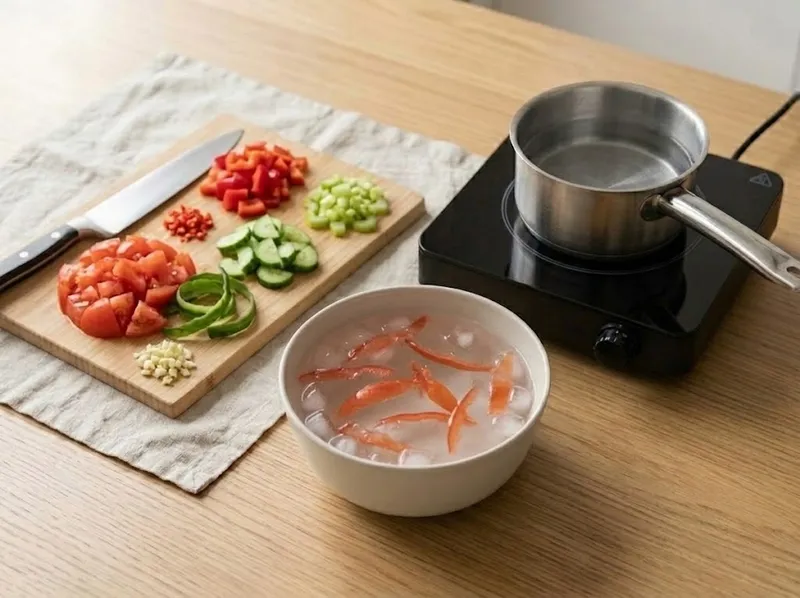 Нарежьте кусочками